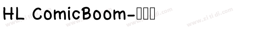 HL ComicBoom字体转换